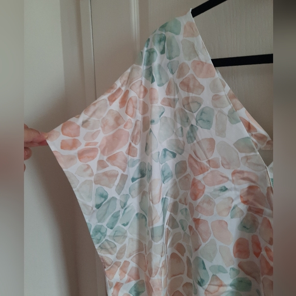 Addition Elle Print Short Sleeve Blouse Top NWT - Picture 3 of 11